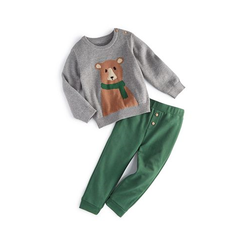 First Impressions Baby Boys Bear Sweater and Pants 2 Piece Set