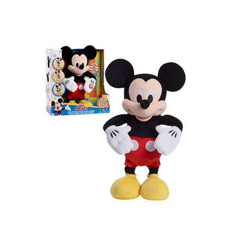 Disney Junior Mickey Mouse Hot Diggity Dance Mickey Feature Plush Stuffed Animal Motion Sounds and Games