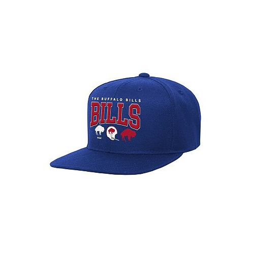 Mitchell & Ness Big Boys and Girls Royal Buffalo Bills Champ Stack Flat Brim Snapback Hat