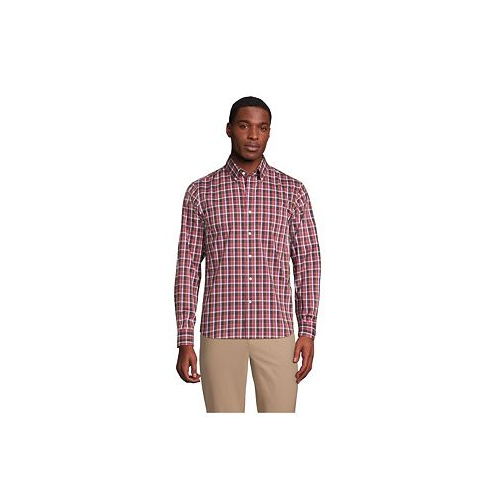 Lands End Mens Traditional Fit Comfort-First Shirt with CoolMax