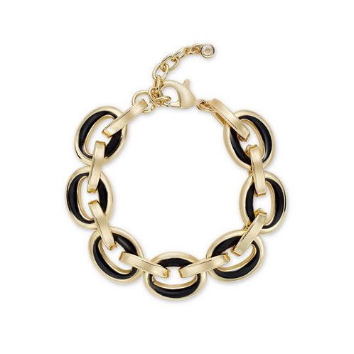 On 34th Gold-Tone & Color Chunky Link Bracelet