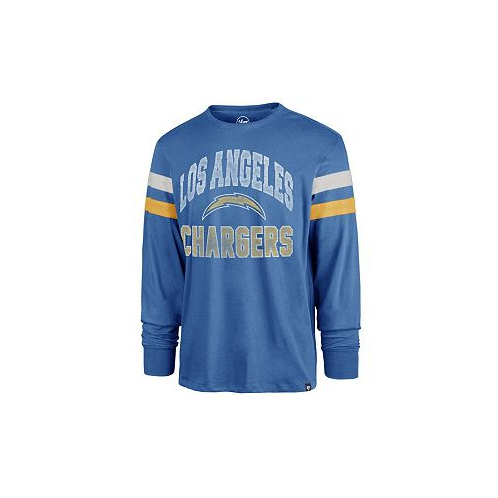 47 Brand Mens Powder Blue Los Angeles Chargers Irving Long Sleeve T-shirt