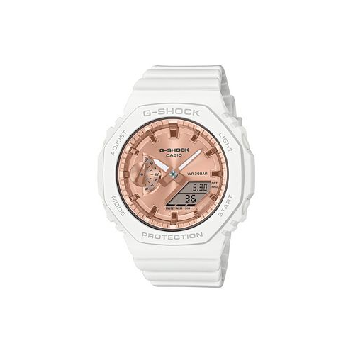 G-Shock Unisex Two-Hand Quartz Analog Digital White Resin Watch 42.9mm GMAS2100MD7A