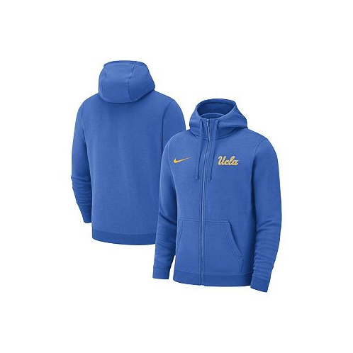 Nike Mens Blue UCLA Bruins Club Full-Zip Hoodie