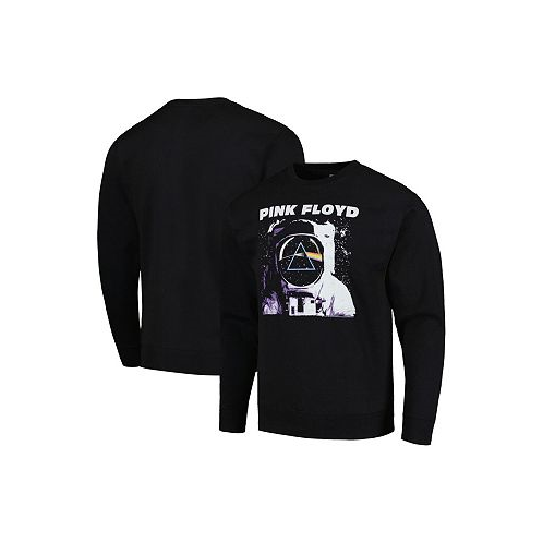 American Classics Mens Black Pink Floyd Moon Pullover Sweatshirt