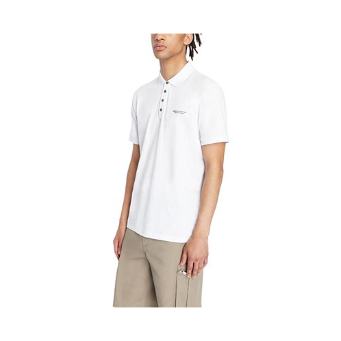 A|X Armani Exchange Mens Regular-Fit Milano/New York Polo Shirt