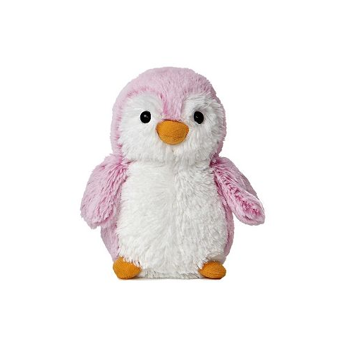 Aurora Small Brights PomPom Penguin Playful Plush Toy Pink 6