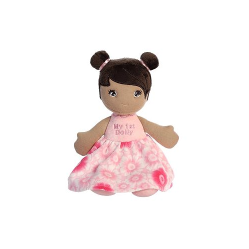 Ebba Medium First Doll Playful Baby Plush Toy Pink 12