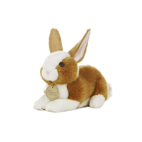 Aurora Small Dutch Rabbit Miyoni Realistic Plush Toy Brown 8