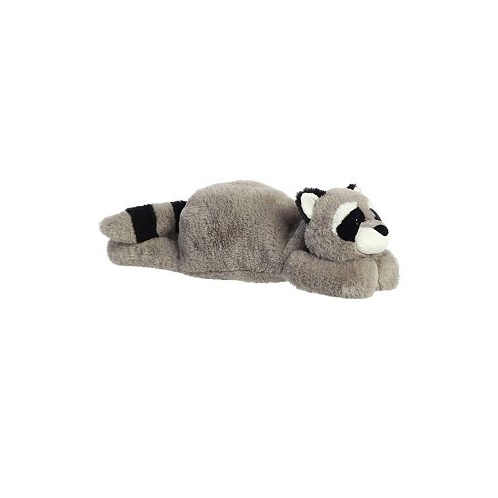 Aurora Large Raccoon Snoozles Laid-back Plush Toy Gray 18