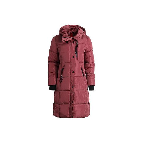 Canada Weather Gear Womens Quilted Long Puffer Jacket
