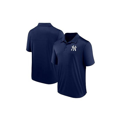 Fanatics Mens Navy New York Yankees Logo Polo Shirt