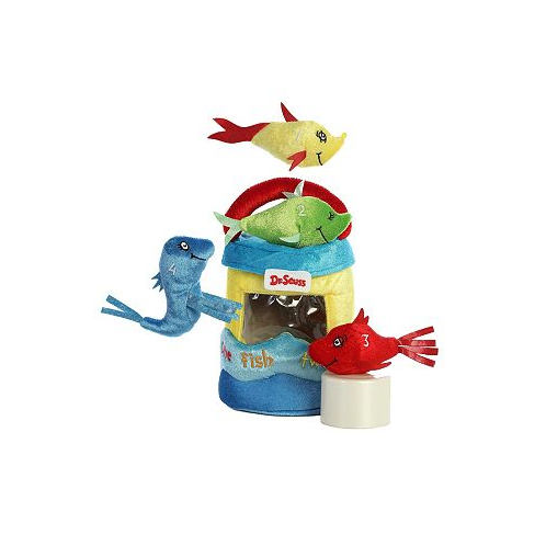 Aurora Small Fish Playset Dr. Seuss Whimsical Plush Toy Multi-Color 8