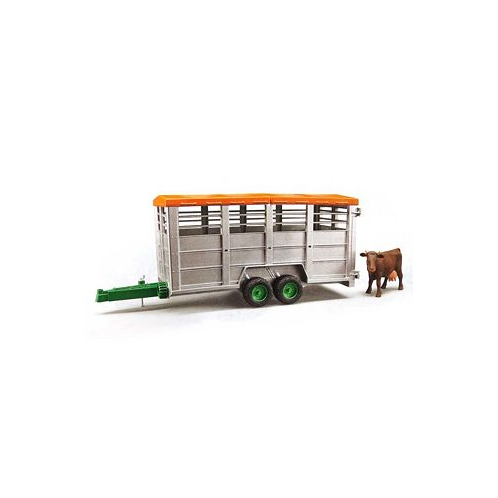 Bruder 1/16 Livestock Trailer Vehicle with 1 Cow age 4+