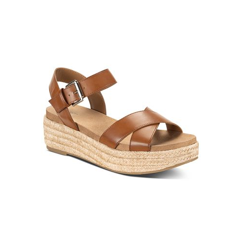 Style & Co Womens Emberr Ankle-Strap Espadrille Platform Wedge Sandals