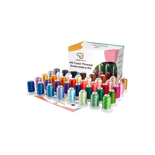 Jumbl 40 Color Thread Embroidery Kit for Embroidery & Sewing