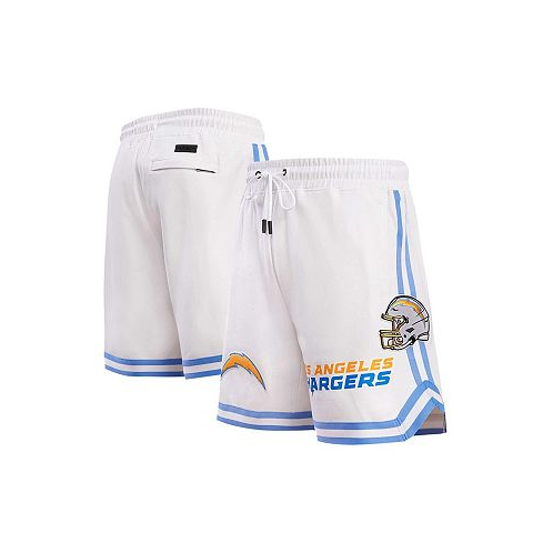 Pro Standard Mens White Los Angeles Chargers Classic Chenille Shorts