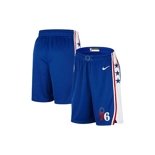 Nike Mens Royal Philadelphia 76ers Swingman Icon Edition Shorts
