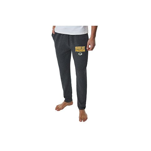 Concepts Sport Mens Charcoal Green Bay Packers Resonance Tapered Lounge Pants