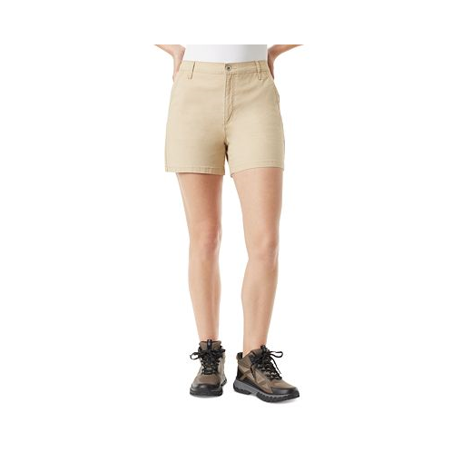 BASS OUTDOOR Womens Stretch-Canvas Anywhere Shorts