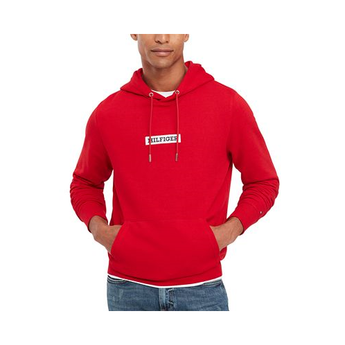 Tommy Hilfiger Mens Monotype Patch Hoodie