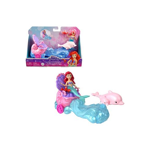 Disney Princess Mermaid Ariel Small Doll & Rolling Chariot Friend
