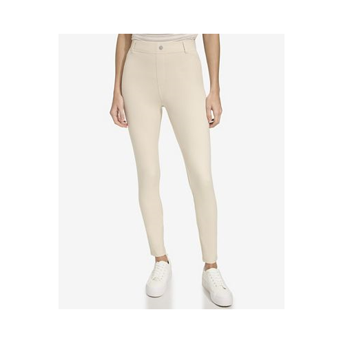 Andrew Marc Sport Womens Light Weight Stretch Twill Full Length Pull on Pant