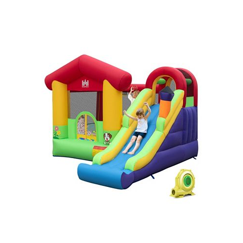 SUGIFT Inflatable Bounce House with Ocean Balls and 735W Air Blower