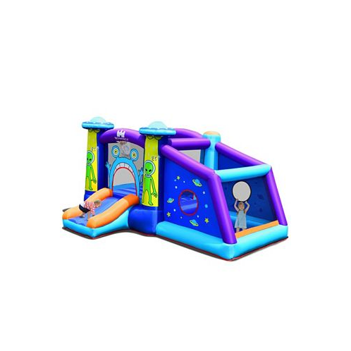 SUGIFT Kids Inflatable Bounce House Aliens Jumping Castle Without Blower
