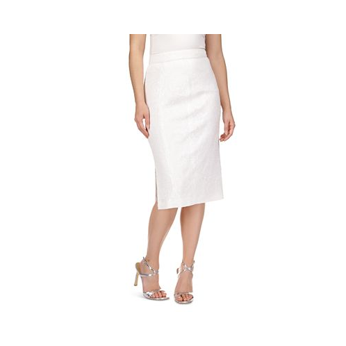 Michael Kors Womens Floral Sequined Skirt