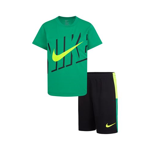 Nike Little Boys Icon T-shirt and Mesh Shorts 2 Piece Set