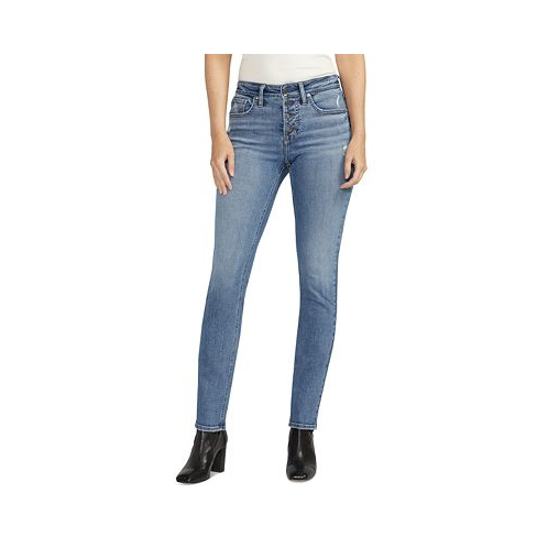 Silver Jeans Co. Womens Most Wanted Straight-Leg Jeans