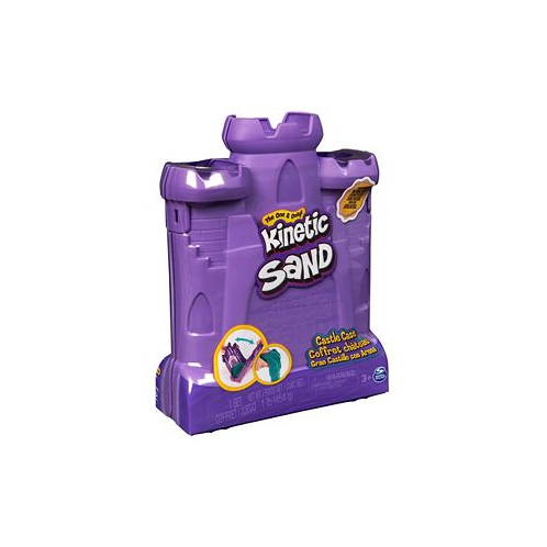 Kinetic Sand Castle Case with 1 lb Teal Play Sand Multipurpose Play Space and Storage Container