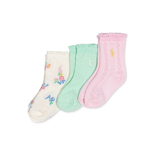 Polo Ralph Lauren Baby Girls 3-Pk. Magnolia Grove Socks