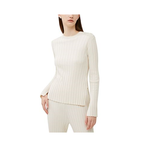 French Connection Womens Minar Pleated Sweater