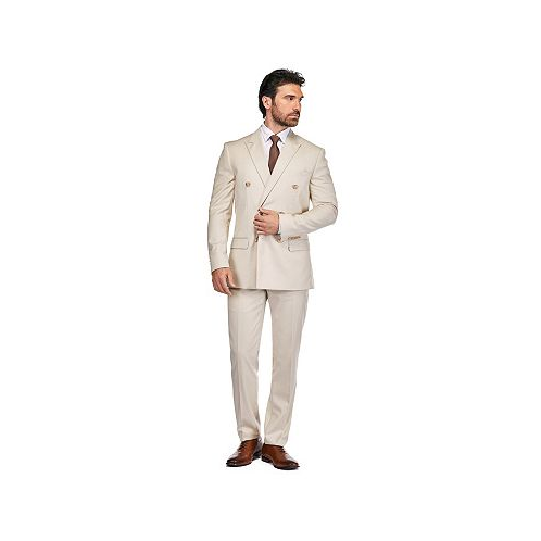 Gino Vitale Mens 2-Piece Slim Fit Double Breasted Suit