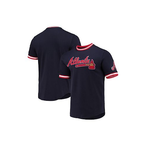 Pro Standard Mens Navy Atlanta Braves Team T-shirt