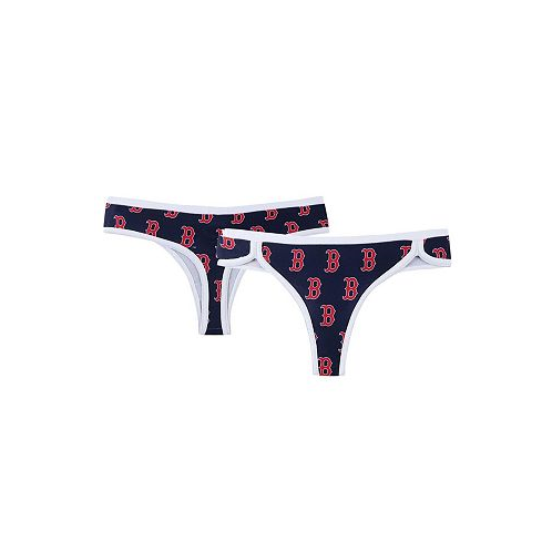 Concepts Sport Womens Navy Boston Red Sox Allover Print Knit Thong Set