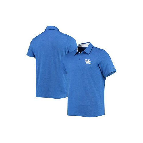 Columbia Mens Royal Kentucky Wildcats Tech Trail Omni-Shade Polo Shirt