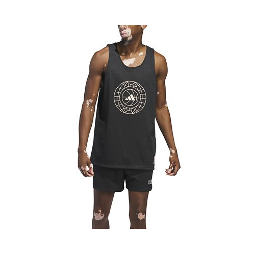 Adidas Mens Select World Wide Hoops Reversible Jersey