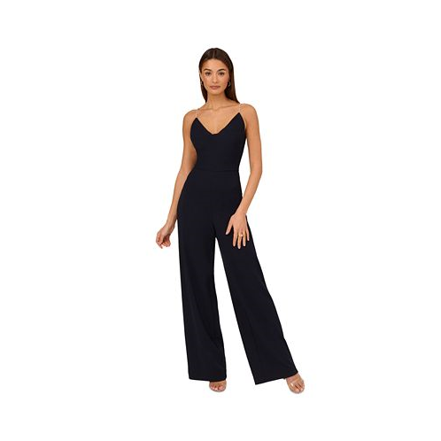 Adrianna by Adrianna Papell Womens Cowlneck Jumpsuit