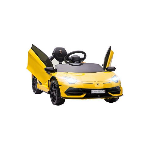 Aosom Lamborghini Licensed Kids Ride on Car with Easy Transport Red