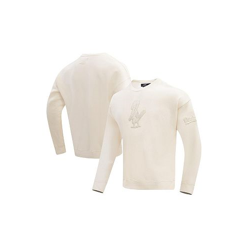 Pro Standard Mens Cream St. Louis Cardinals Neutral Drop Shoulder Pullover Sweatshirt