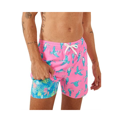 Chubbies Mens The Toucan Do Its Quick-Dry 5-1/2 Swim Trunks with Boxer Brief Liner
