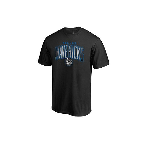 Fanatics Mens Black Dallas Mavericks Arch Smoke T-shirt
