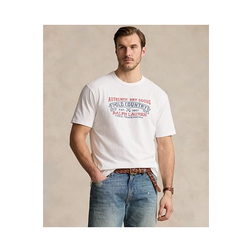 Polo Ralph Lauren Mens Big & Tall Cotton Jersey Graphic T-Shirt