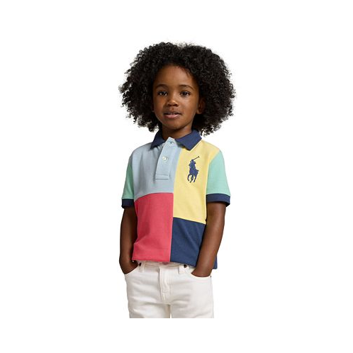 Polo Ralph Lauren Toddler and Little Boys Big Pony Cotton Mesh Polo Shirt