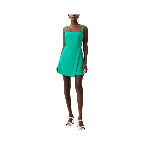 French Connection Womens Whisper Crossover Mini Dress