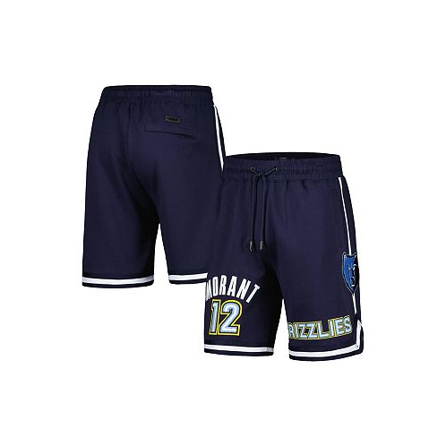 Pro Standard Mens Ja Morant Navy Memphis Grizzlies Player Name and Number Shorts