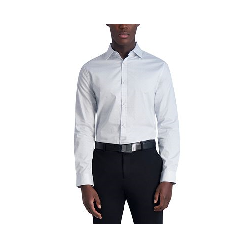 KARL LAGERFELD PARIS Mens Slim-Fit Dot Woven Shirt